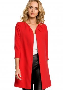 Стилен блейзър в червен цвят M193