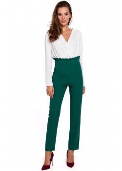 Стилен панталон в зелен цвят K008