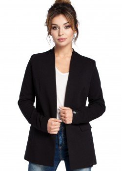 Стилно сако в черен цвят B030