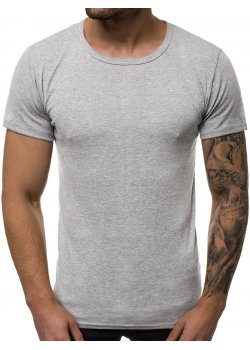 Мъжка тениска в светлосиво JS / NB003