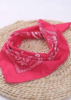 Бандана кърпа за глава - маска за лице Bandana в тъмнорозово