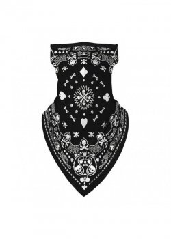 Бандана нов дизайн HoodStyle Bandana Bestseller Design Bone-Skulls черна