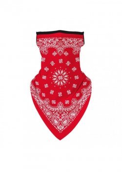 Бандана нов дизайн HoodStyle Bandana Bestseller Design Flow червена