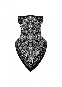 Бандана нов дизайн HoodStyle Bandana Bestseller Design Skulls черна